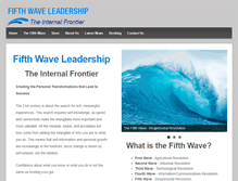 Tablet Screenshot of fifthwaveleadership.com